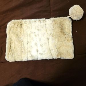 Pier 1 Imports furry purse with pom